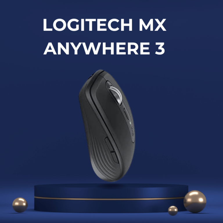 Logitech MX Anywhere 3S Souris Sans Fil Silencieuse, Compacte, Défilement Rapide, Suivi toute Surface en 8K DPI, Boutons Programmables, USB C, Bluetooth, Windows PC, Linux, Chrome, Mac - Graphite