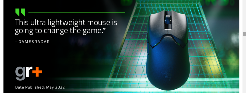 Razer Viper V2 Pro - Souris Gaming Esports sans Fil Ultra Légère de 58g (Capteur Optique 30K DPI, Technologie sans-Fil HyperSpeed, Interrupteur Optique Gen-3, 5 Options DPI) Noir