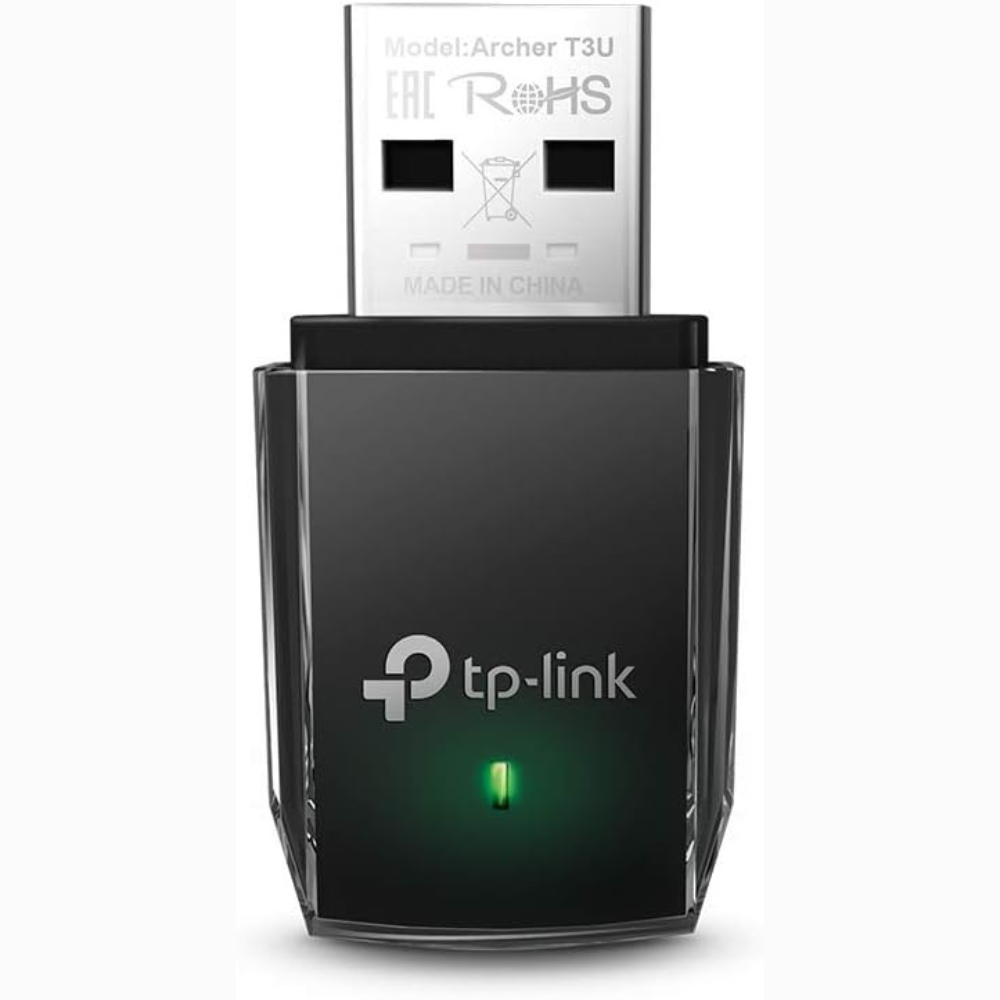 TP-Link Clé WiFi Puissante AC1300 Mbps, adaptateur USB wifi, dongle wifi, USB 3.0 Double Bande, 2.4G / 5GHz, MU-MIMO, compatible avec Windows 11/10/8.1/8/7/XP, Mac OS X, Archer T3U